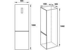 Tủ lạnh Hafele HF-BF324BL 534.14.231 324 lít ngăn đá dưới