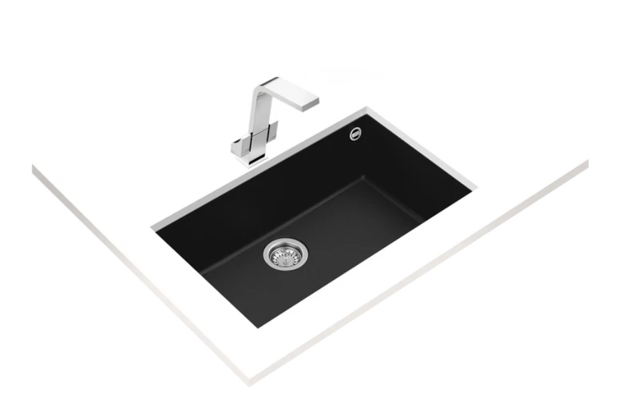 Chậu rửa chén Teka Square 72.40 TG đá nhân tạo 115230015