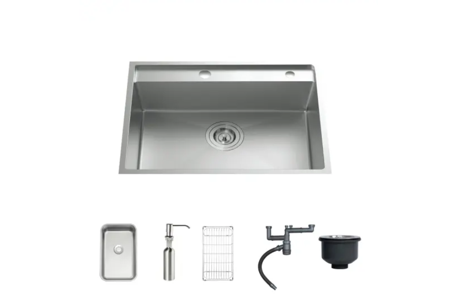 Chậu rửa chén Nobinox LUMIA NJ557 1 hộc