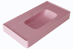 Chậu lavabo Bossco BC-LB10050HKS hồng kim sa