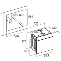 Lò nướng Cata CM 760 AS BK 07032307