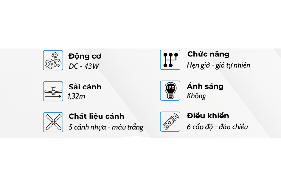Quạt trần Klasse 52KSA 901W