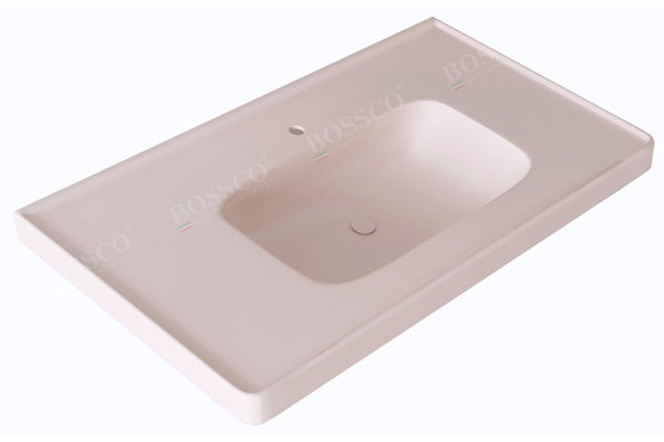 Chậu lavabo Bossco BC-LA8050KKS màu kem kim sa