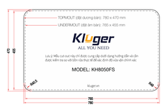 Chậu rửa bát Kluger KH8050FS Plus