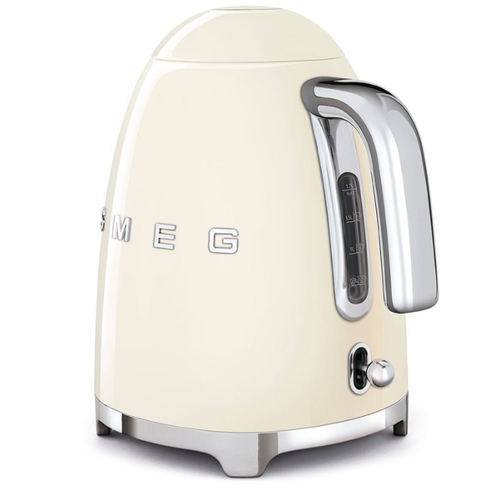 Ấm đun siêu tốc Smeg KLF03CREU màu kem bóng