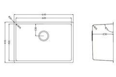 Chậu rửa chén Nobinox LISA NN645S
