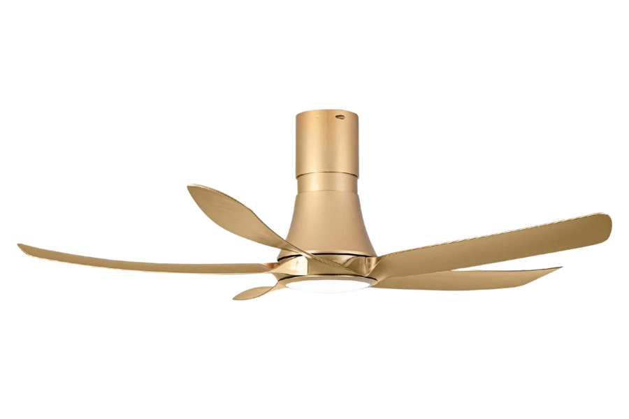 Quạt trần Asia Lighting QT14-DV 5 cánh màu đồng vàng