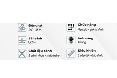 Quạt trần Klasse 48KSA 352W – KD