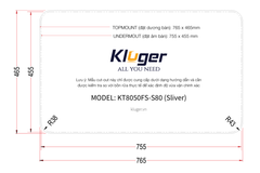 Chậu rửa bát Kluger KT8050FS-S80