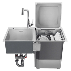 Máy rửa chén tích hợp bồn rửa Franke FSDW50-01BG
