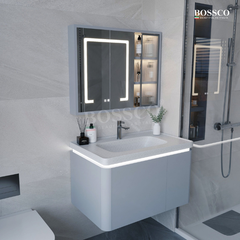 Tủ lavabo Bossco BC-A02X màu xám
