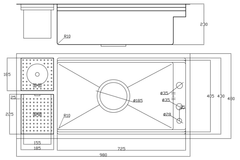 Chậu rửa chén Nobinox LUMIA NJ511B 1 hộc
