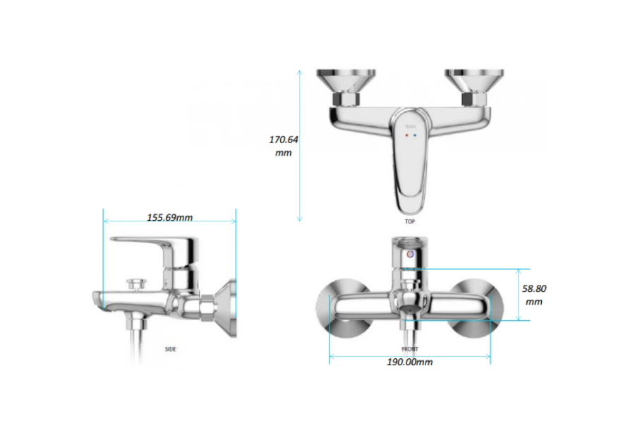Sen tắm nóng lạnh Inax BFV-1113S-8C