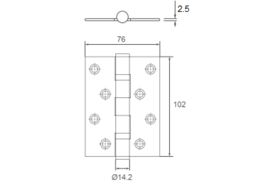 Bản lề bi Imundex 701.32.100