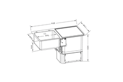 Máy rửa chén tích hợp bồn rửa Franke FSDW50-01BG
