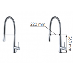 Vòi rửa chén Kaff KF-FC9106