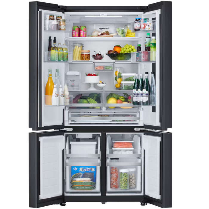 Tủ lạnh LG LFB61BLGAI French Door mặt gương màu đen 617 lít