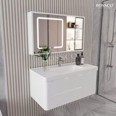 Tủ lavabo Bossco BC-B01T màu trắng