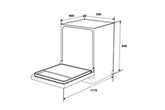 Máy rửa chén Hafele HDW-F6031G 535.29.651