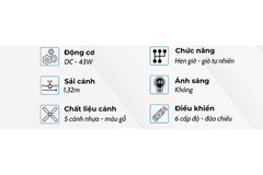 Quạt trần Klasse 52KSA 901B