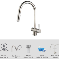 Vòi rửa bát Kluger KLF0008SS