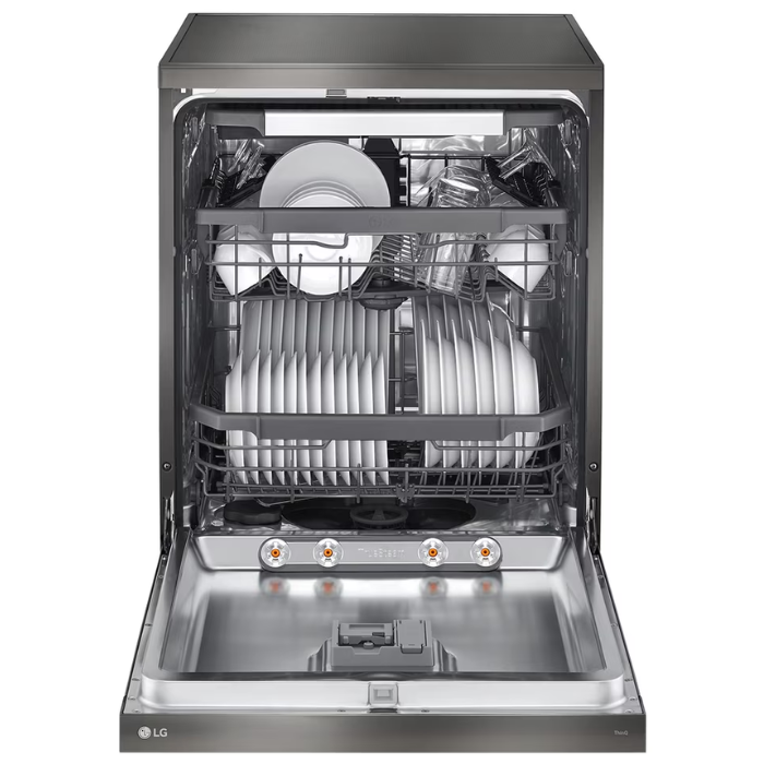 Máy rửa bát LG LDT14BSA4 Quadwash TrueSteam™ màu đen bóng