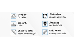 Quạt trần Klasse 50KSA 358B