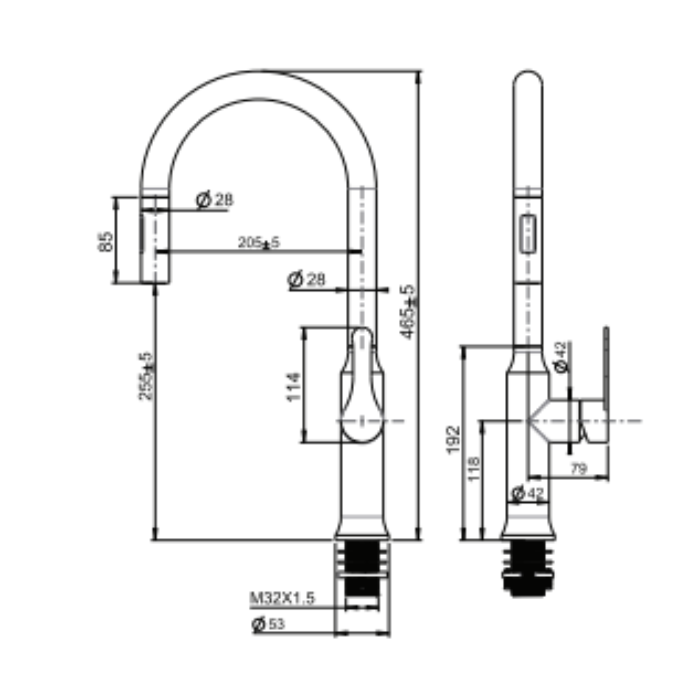Vòi rửa chén Grandx GXF11 Classic Dual Spray