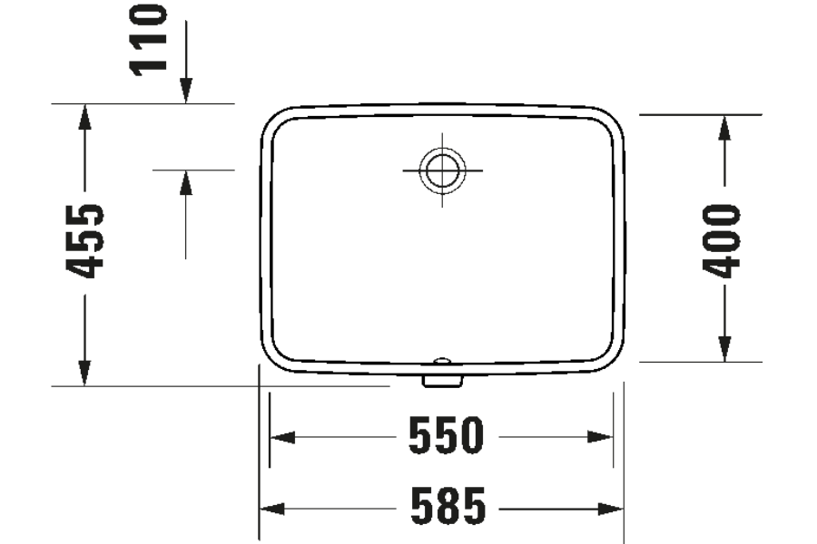 Chậu lavabo Duravit 03955500282 No.1