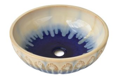 Chậu lavabo Kanly SU127 sứ mỹ thuật