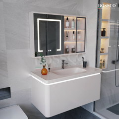 Tủ lavabo Bossco BC-A01K màu kem