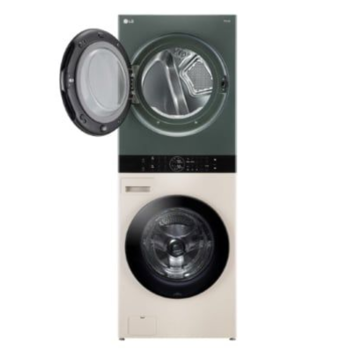 Tháp giặt sấy LG WT2116SHEG giặt 21kg - sấy 16kg