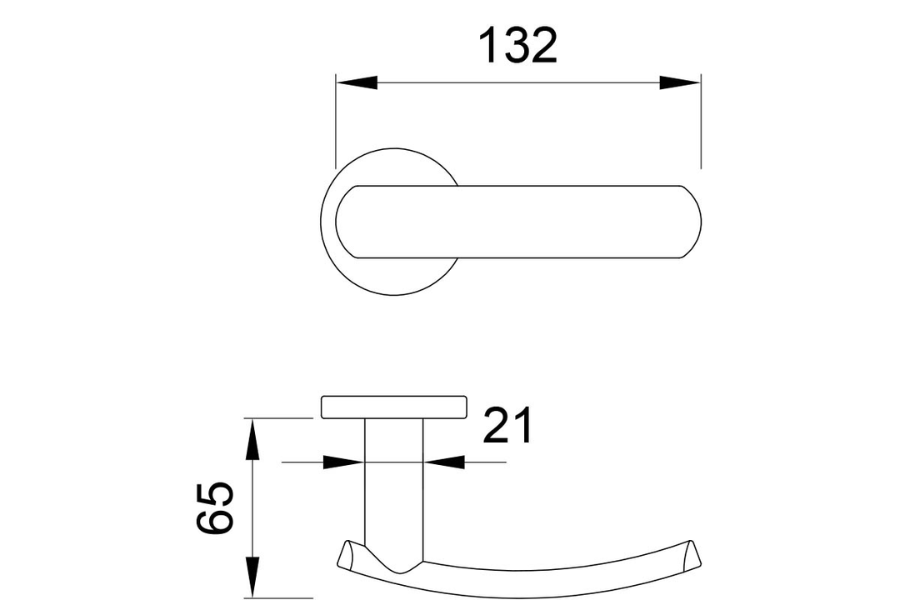 Tay nắm gạt Imundex 737.17.981