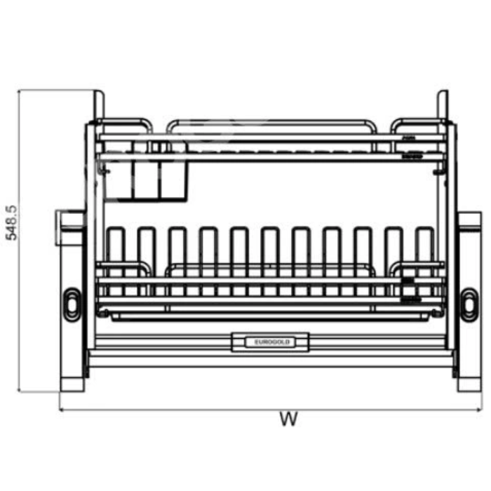 Kệ chén dĩa di động Eurogold EVI980LG