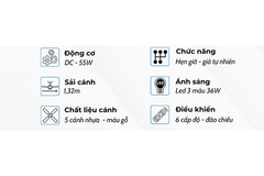 Quạt trần Klasse 52KSA 915C