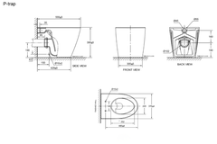 Bồn cầu American Standard 3229E-WT nắp êm