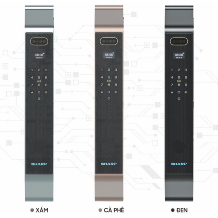 Khoá vân tay thông minh Sharp S9-FV Black