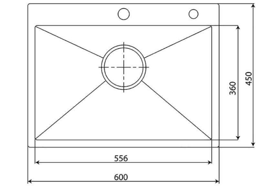 Chậu rửa chén Kaff KF-HM6045BI