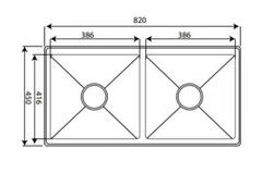 Chậu rửa chén Kaff KF-GMS8245