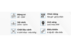 Quạt trần Klasse 58KSA 902W