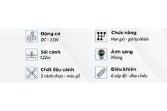 Quạt trần Klasse 48KSA 352B - KD