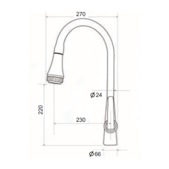 Vòi rửa chén Grandx GXF15 Pro Dual Spray