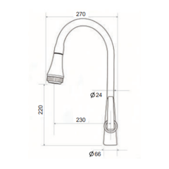 Vòi rửa chén Grandx GXF15 Pro Dual Spray