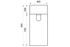Chậu lavabo Kanly MAR72CV đá tự nhiên