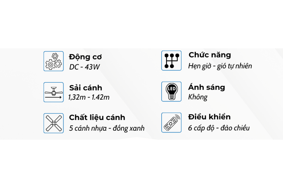 Quạt trần Klasse 56KSA 603