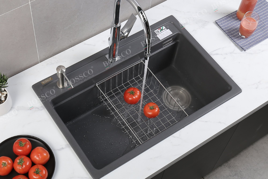 Chậu rửa chén Bossco BC-MT7550XĐ 1 hộc
