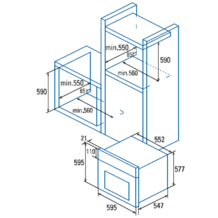 Lò nướng Cata MT 8012 BK 07002411