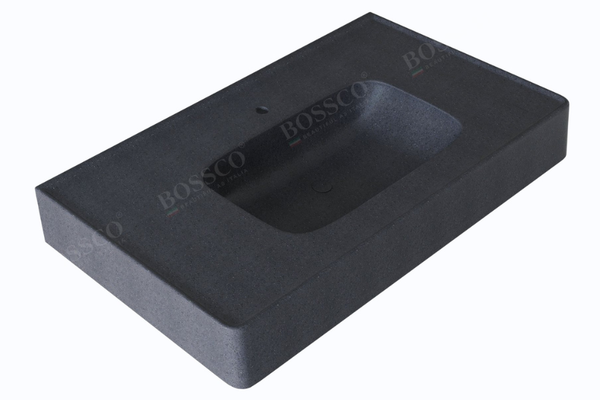 Chậu lavabo Bossco BC-LB8050XĐ xám đen