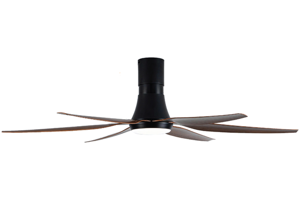 Quạt trần Asia Lighting QT20-N-01 6 cánh màu nâu cà phê