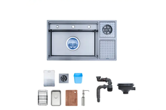 Chậu rửa chén Nobinox LUMIA NJ510B 1 hộc